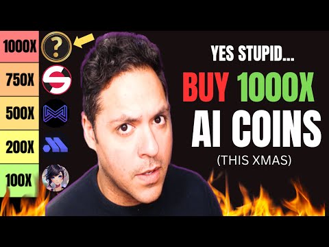 🔥5 &quot;SECRET&quot; AI CRYPTO COINS TO 1000X IN JAN 2025?!! (URGENT AF!)🚀