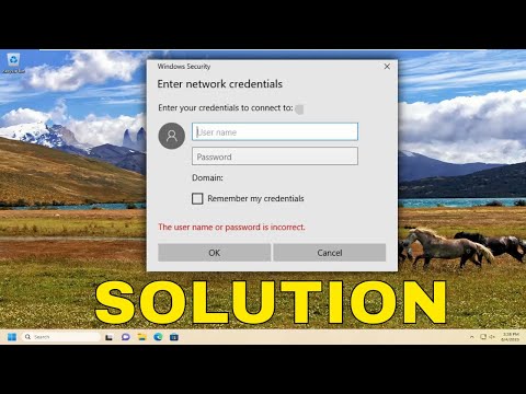 Fix Enter Network Credentials Error on Windows 11/10 (Guide)
